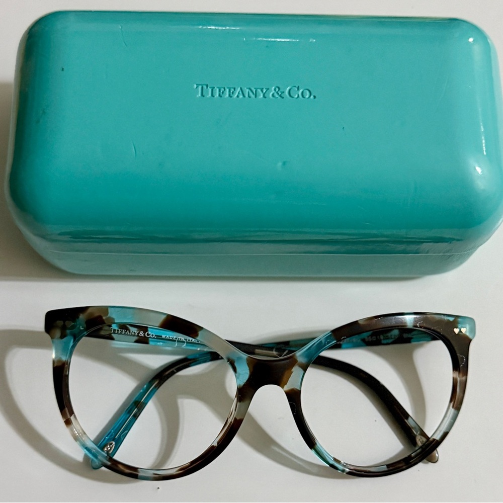 Tiffany & Co. Tortoise and Blue Women's Glasses